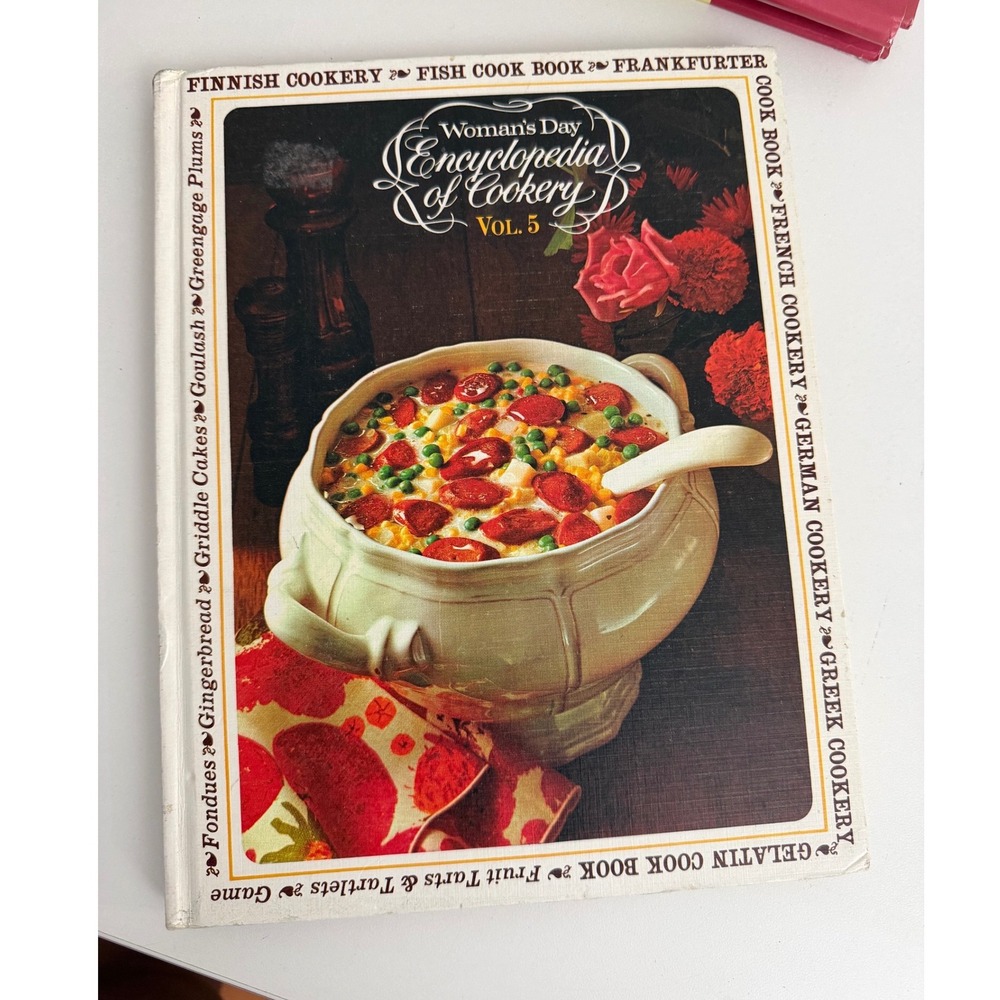 Vintage Womans Day Encyclopedia of Cookery Vol 5 Hardcover Cookbook James Beard
